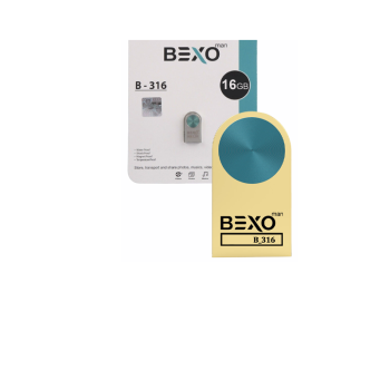 فلش مموری 16 گیگ BEXO مدل B-316 طلایی